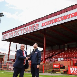 Atlantic Timber Proudly Sponsors Altrincham FC's Main Stand!