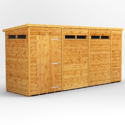 Power Pent Security Shed 14x4