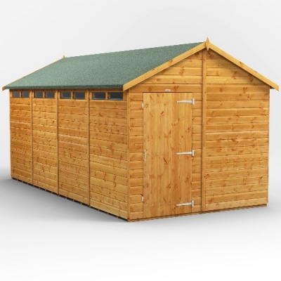 Power Apex Security Shed 16x8