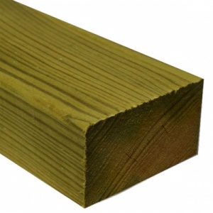 100mm x 47mm (4'' x 2'') Treated Softwood - over 3m