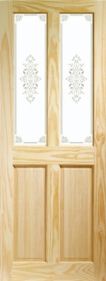 Internal Clear Pine Victorian Door with Campion Glass
