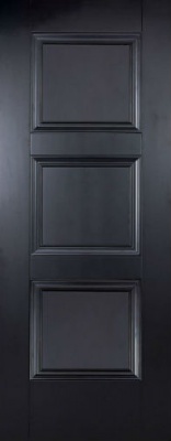 Internal Primed Plus Black Amsterdam Door