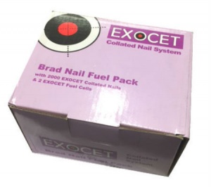Exocet 63mm Angled Brad Nail Fuel Pack
