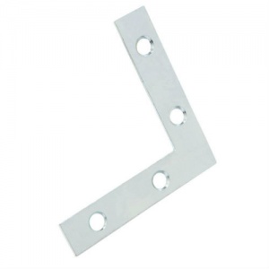 2.5'' Steel Flat Corner Plate (Pack of 2 Including Screws)