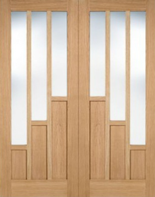 Internal Pre-Finished Oak Coventry Door Pairs