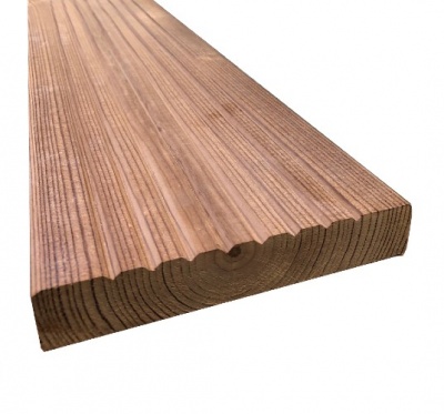 Heat Treated Thermowood Decking 125mm x 32mm - 3.9m length