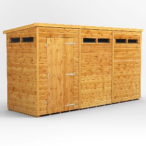 Power Pent Security Shed 12x4