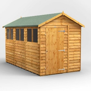 Power Overlap Apex Shed 12x6