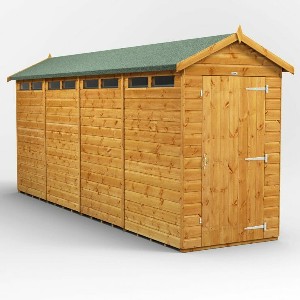 Power Apex Security Shed 16x4
