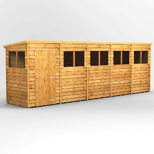 Power Overlap Pent Shed 20x4