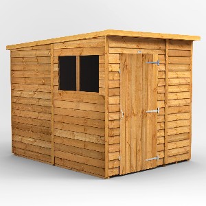 Power Overlap Pent Shed 6x8