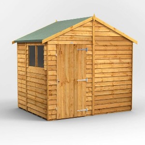 Power Overlap Apex Shed 6x8