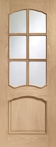 Internal Pre-Finished Oak Riviera Door (78'' x 30'')