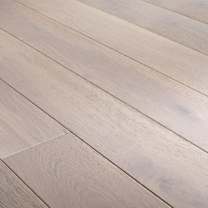 190mm x 20/6 Engineered Oak Flooring White Lacquered and Brushed Oak(1.805m2 pack)