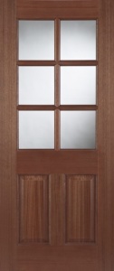 External Hardwood Wellington Unglazed Door