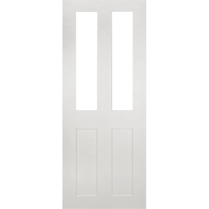 Internal Primed White Eton Clear Glazed Door