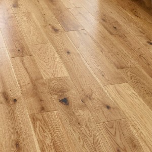125mm Natural Lacquered Oak Solid Wood Flooring