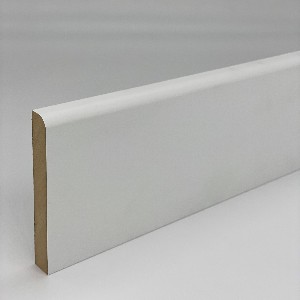 MDF Pencil Round Skirting - White Primed 4.4m x 144mm x 18mm