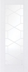 Internal Primed White Glazed Orly Door