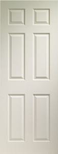 Internal White Moulded Colonist 6 Panel Door