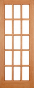 External Hardwood SA Clear Glazed Door