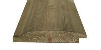 25mm x 125mm x 4.5m Green Treated Log Lap Cladding