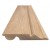 Solid Oak Reversible Skirting Board Torus/Ogee Pattern 125mm x 25mm x 3m