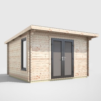 Power Pent Log Cabin 12x10