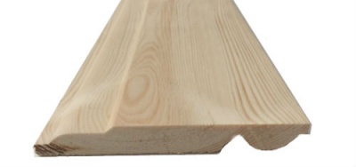 Ogee/Torus Reversible Pine Skirting 125mm x 25mm 3.6 metres
