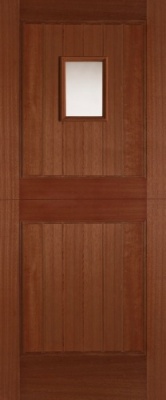 External Hardwood Stable Door 1 Light Unglazed