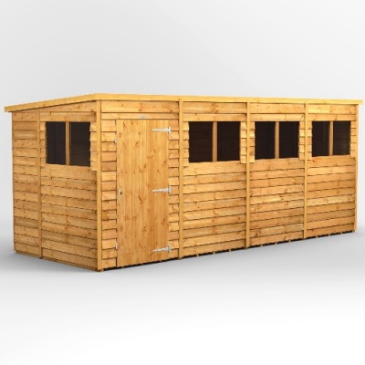 Power Overlap Pent Shed 16x6