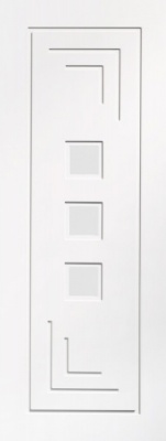 Internal Primed White Altino Glazed Door (78'' x 30'')