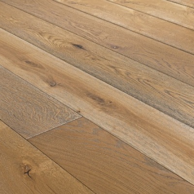 150mm x 20/6 Engineered Oak Flooring Smoked Brushed & White Oiled Oak(1.98m2 pack)