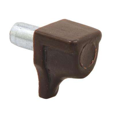 Brown Push in Shelf Support Zinc Peg (pack of 10)