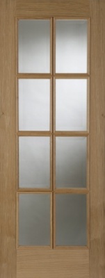 Internal Oak 8 Light Glazed Door