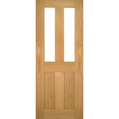 Internal Oak Eton Clear Glazed Door