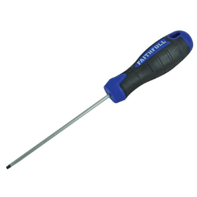 Faithfull Soft Grip Flared Screwdriver 5.5 x 100mm