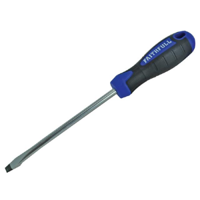 Faithfull Soft Grip Flared Screwdriver 10 x 200mm