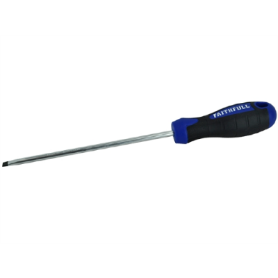 Faithfull Soft Grip Parallel Screwdriver 5.5 x 150mm