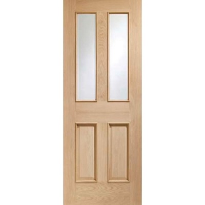 Internal Oak Malton Clear Glazed Door