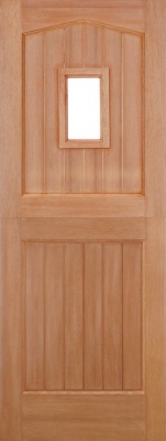 External Hardwood Stable 1L Glazed M&T Door