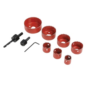 Hole Saw Kit 11 Piece set 21 to 64mm