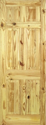 Internal Knotty Pine 6 Panel Door