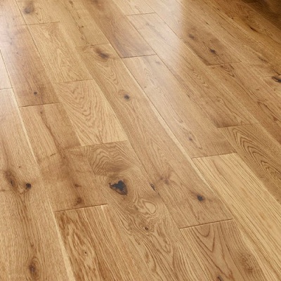125mm Natural UV Lacquered Oak Solid Wood Flooring