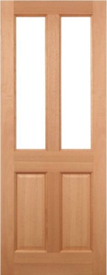 External Hardwood Malton Clear Glazed Door
