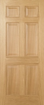 Internal Pre-Finished Oak Regency 6 Panel Door
