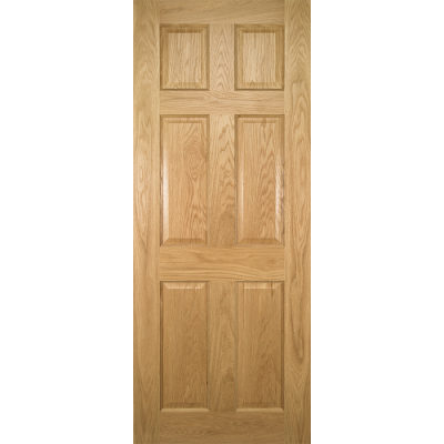 Internal Pre-Finished Oak Oxford Door
