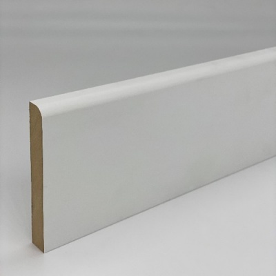 MDF Pencil Round Skirting - White Primed 4.4m x 94mm x 18mm