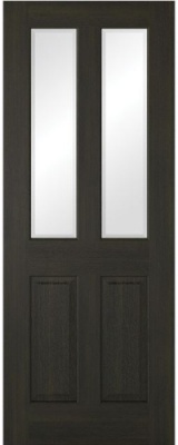 Internal Pre-Finished Smoked Oak Richmond Glazed Door
