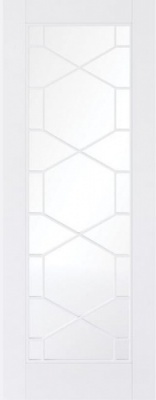Internal Primed White Glazed Orly Door